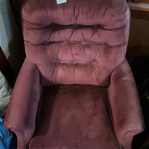 Red Upholstered Recliner