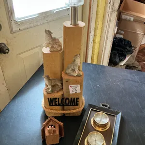 Wolf Decor Lamp Set