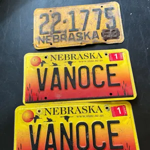Nebraska License Plates