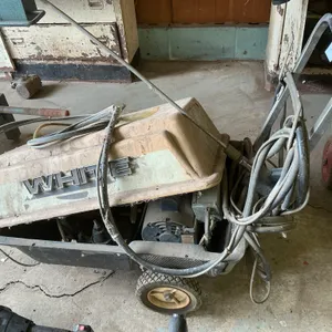 White Industrial pressure washer