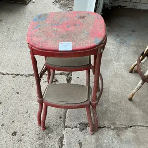 Metal Step Stool Chair