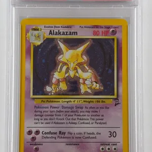 Alakazam – Base Set 2 Holo (Wizards of the Coast Era, 2000) [PSA 6 EX‑MT]