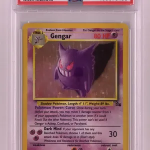 Gengar Holo – Fossil Set (Wizards of the Coast Era, 1999) [PSA 6 EX‑MT]