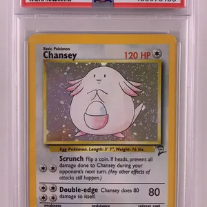 Chansey – Base Set 2 Holo (Wizards of the Coast Era, 2000) [PSA EX‑MT 6]
