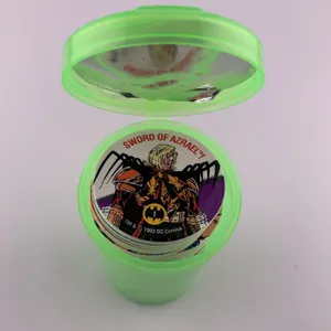 Batman POGs with Sword of Azrael Slammer (DC Comics POGs, 1993)