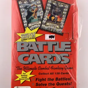 Battle Cards Trading Card Game Starter Deck Box (Merlin Battle Cards, 1993)