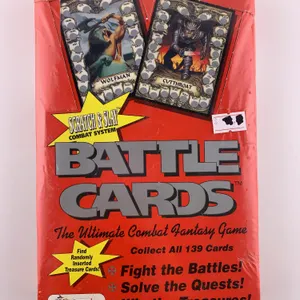 Battle Cards Trading Card Game Starter Deck Box (Merlin Battle Cards, 1993)