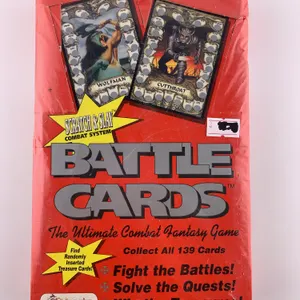 Battle Cards Trading Card Game Starter Deck Box (Merlin Battle Cards, 1993)