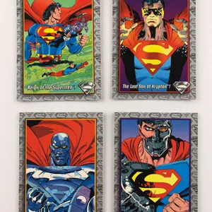 DC Comics Superman Trading Card Lot (SkyBox DC Comics, 1993)