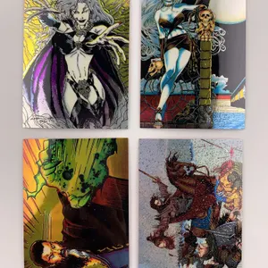 Chaos Comics Lady Death Chromium Trading Card Lot (Lady Death Series, 1994–1996)