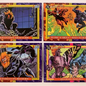 DC Comics Bloodlines Trading Card Complete Set (DC Bloodlines, 1993)