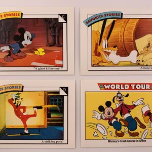 Disney Collector Card Lot – Favorite Stories & World Tour (Impel Disney Collector Cards, 1991)