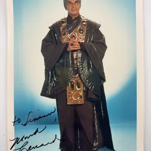 Mark Lenard as Sarek Signed Portrait Photograph (Paramount Pictures, c. 1980s)