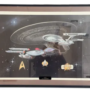 “Legacy of the U.S.S. Enterprise” Star Trek Art Print by J. Platt, Signed & Numbered (382/610, 1991)