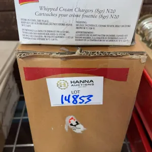 Case Lot of GFS Whipped Cream Chargers – 8g N₂O Cartridges, Multiple 24‑Packs (Sealed Boxes)