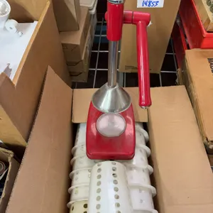 Manual Commercial Citrus Juicer – Heavy‑Duty Lever Press + Box of Plastic Inserts / Sleeves