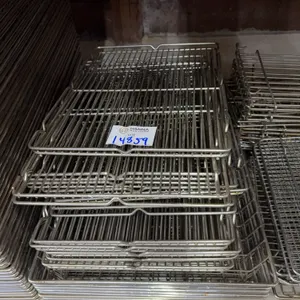 Large Lot of Stainless Steel Wire Racks – Oven Racks / Cooling Racks / Shelving Inserts