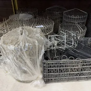 Large Mixed Lot of Wire Baskets