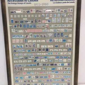 Artwork Canada post Reflections of Canada Postage stamps of Canada 1972-198023"w x 33"h