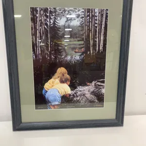 Artwork Labelled "Discovery" by Wendy Risdale 20 1/8 x 24 3/8