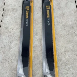 UNUSED 2 packs of 5 DeWalt 12” recip sawblades