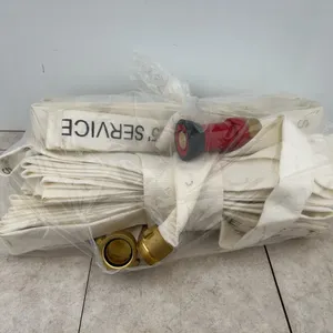 2 rolls of 1-1/2”x75ft fire hoses & 1 nozzle