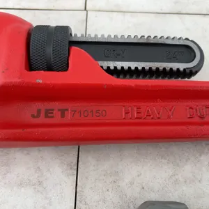 UNUSED - 1 of PROTO 10” aluminum pipe wrench & 1 of JET 24” steel pipe wrench