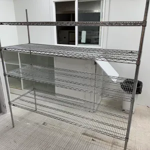 Chrome Racking 6'x 24"x 75" H