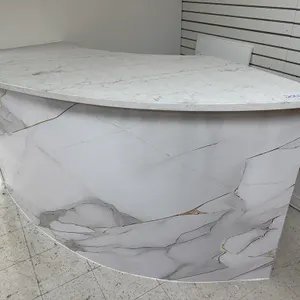 Quartz Top Service Counter - Kidney Shape