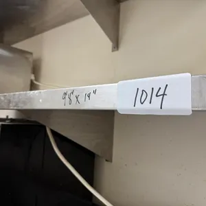 Stainless Steel Wall Shelf (9'8" x 14")