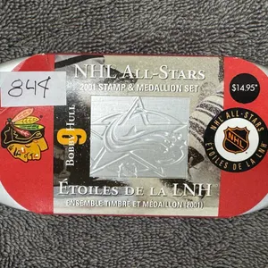 2001 Cdn NHL All-Star Medallion Set-Bobby Hull