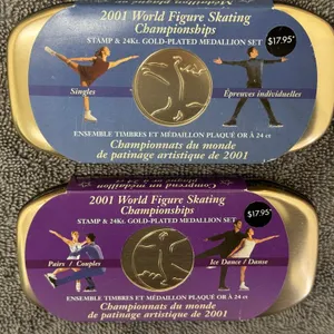 (2) 2001 Cdn World Figure Skating Champion Sets