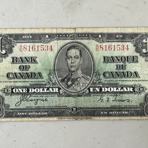 1937 Cdn $1 Bank of Canada Note