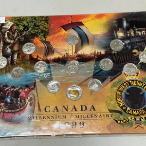1999 Cdn Millenium North West (13) Coin Set