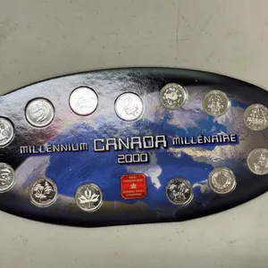 2000 Cdn Millennium (13) Quarter Coin Set