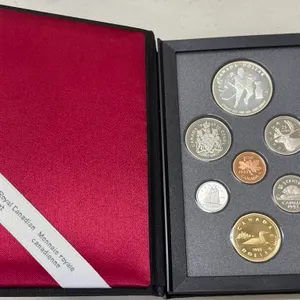 1993 Cdn Double Dollar Proof Coin Set-Stanley Cup
