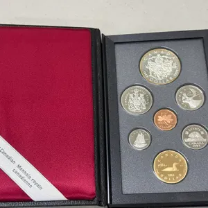 1994 Cdn Double Dollar Proof Coin Set- Dog Team