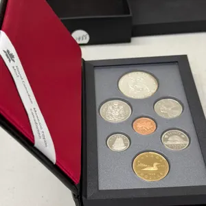 1988 Cdn Double Dollar Proof Coin Set- Ironworkers