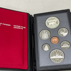 1985 Cdn Double Dollar Proof Coin Set-Nat Parks