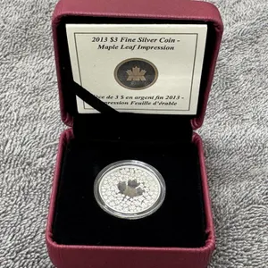 2013 Cdn $3 Maple Leaf Impression Fine Silver .999