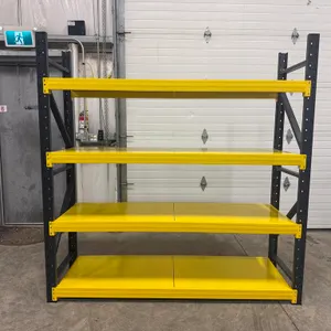 4-Tier Metal Freestanding Storage Shelving Unit - 500kg Rated (78"79"x24")
