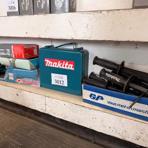 Assorted Makita Tools with Chargers and Batteries & 12Vol Granberg Chainsaw Sharpener
