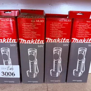 (4) Makita 9.6Vol Flashlights (New in Box)