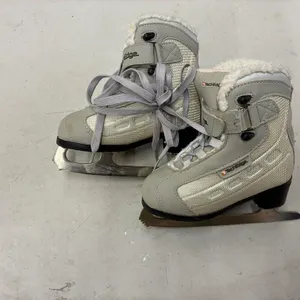 White Leather Figure Skates, Size 7