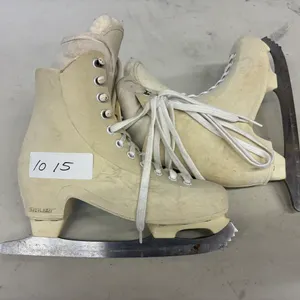 White Leather Figure Skates, Size 13