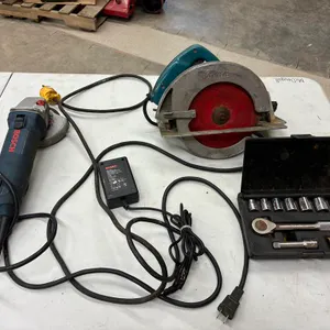 Assorted Power Tools and Socket Set