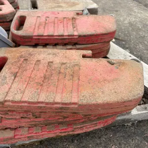 (8) Massey Ferguson Suitcase Weights, (red)