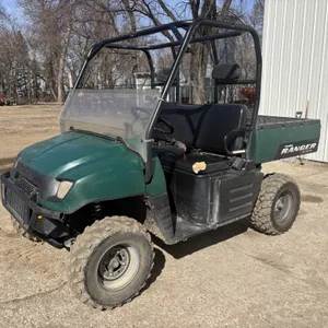 2005 Polaris Ranger 500, 4x4, Electric Dump Box, Recent New Rear Tires, 1/2 Windshield, Receiver Hit