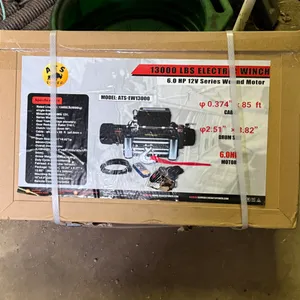 13,000lb Electric Winch, 6hp, 12 Volt (Model: ATS-EW13000_