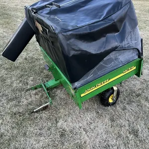 Used John Deere MC519 material collection system in good condition. It is compatible with Select Ser